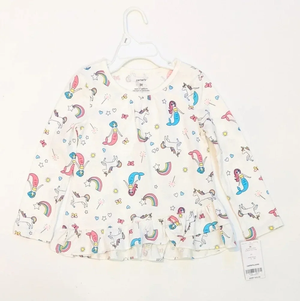 Girls Carter's Long Sleeve Top